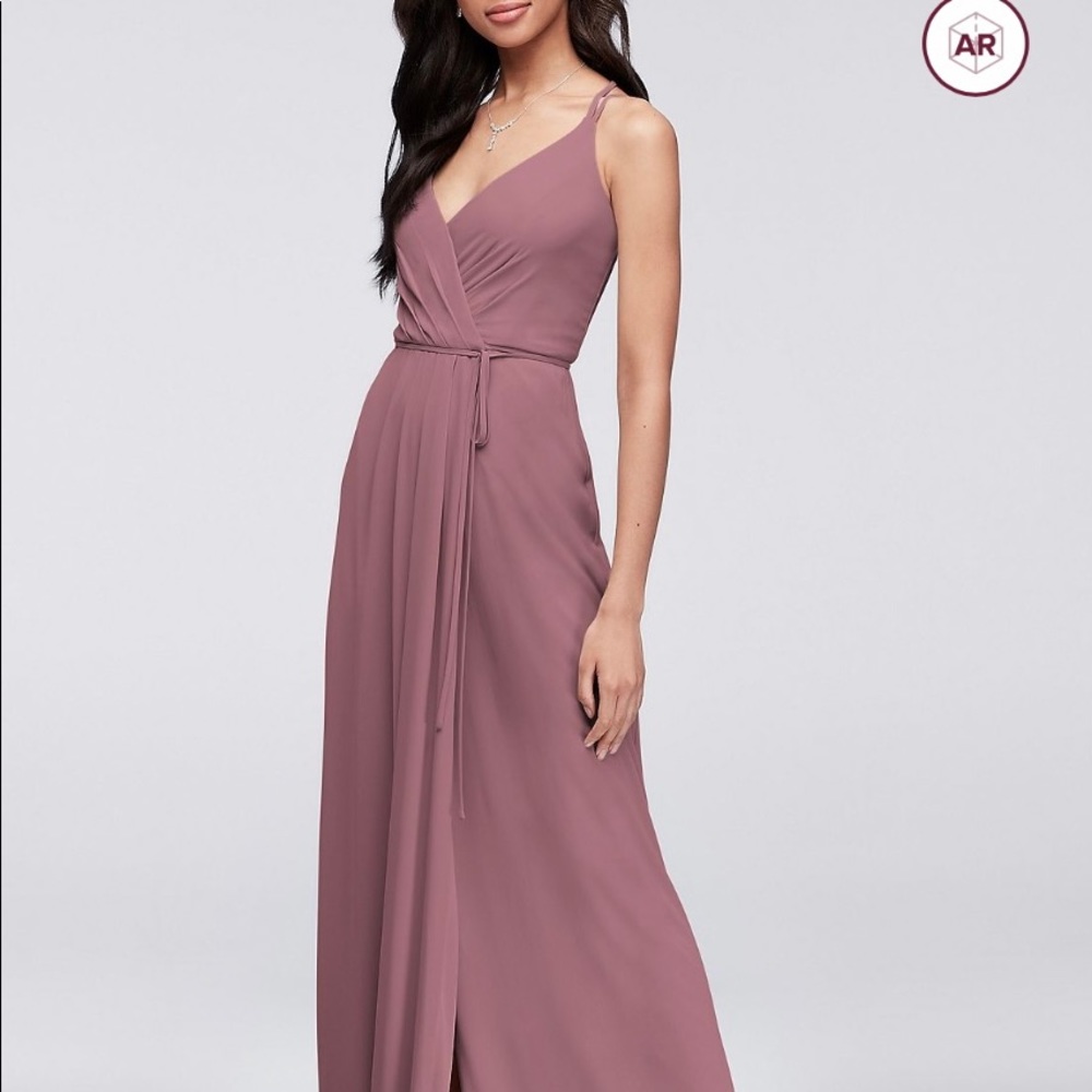 David's Bridal Goergette Dress- QUARTZ